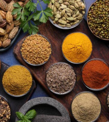 Herbs and Spices vibrant colours